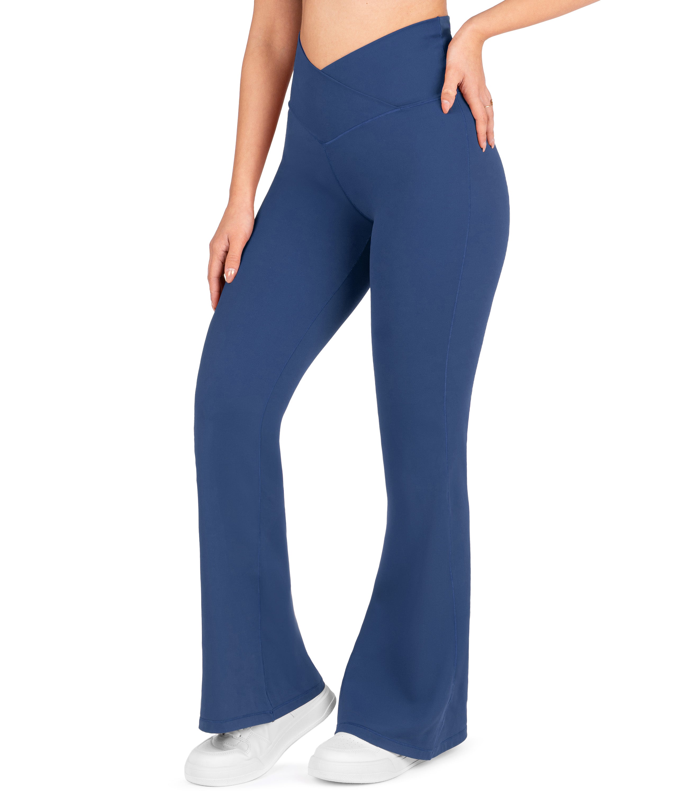 NirLUX Crossover Flare Yoga Pants