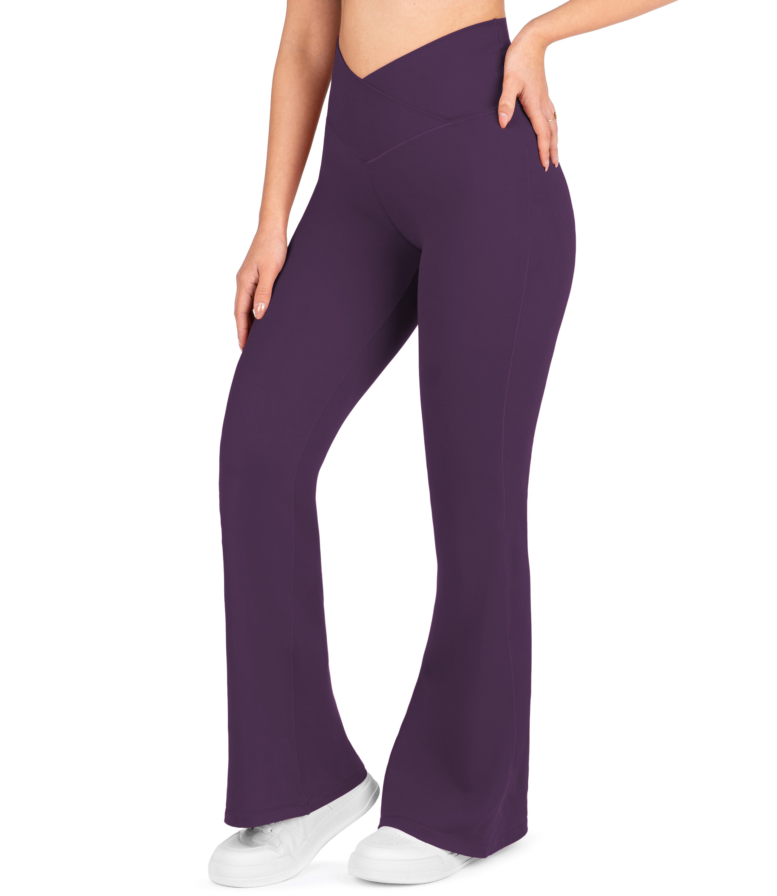 NirLUX Crossover Flare Yoga Pants