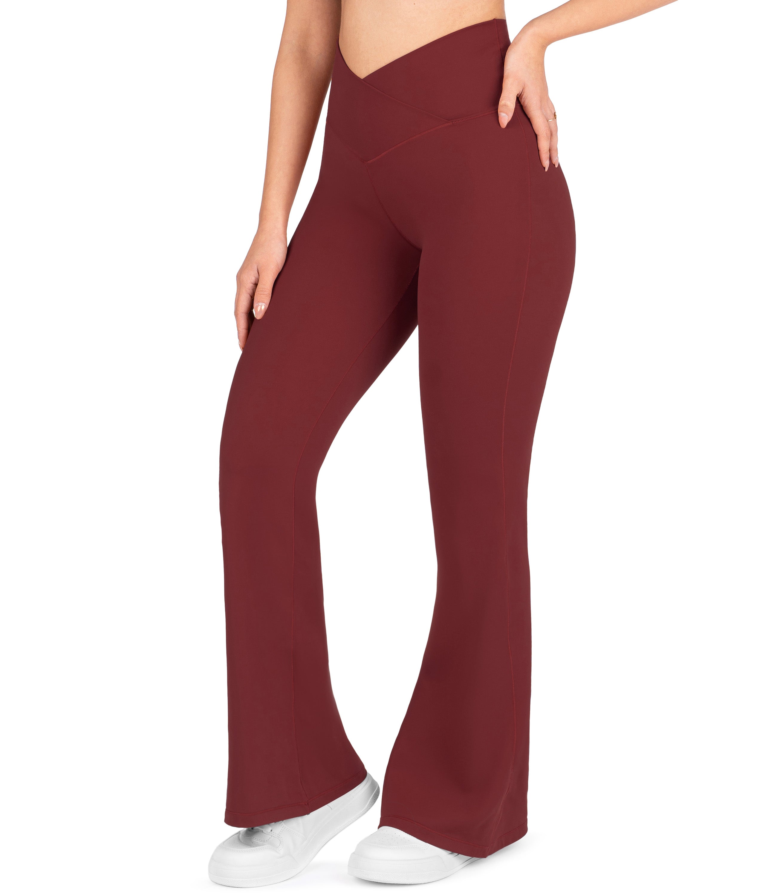 NirLUX Crossover Flare Yoga Pants