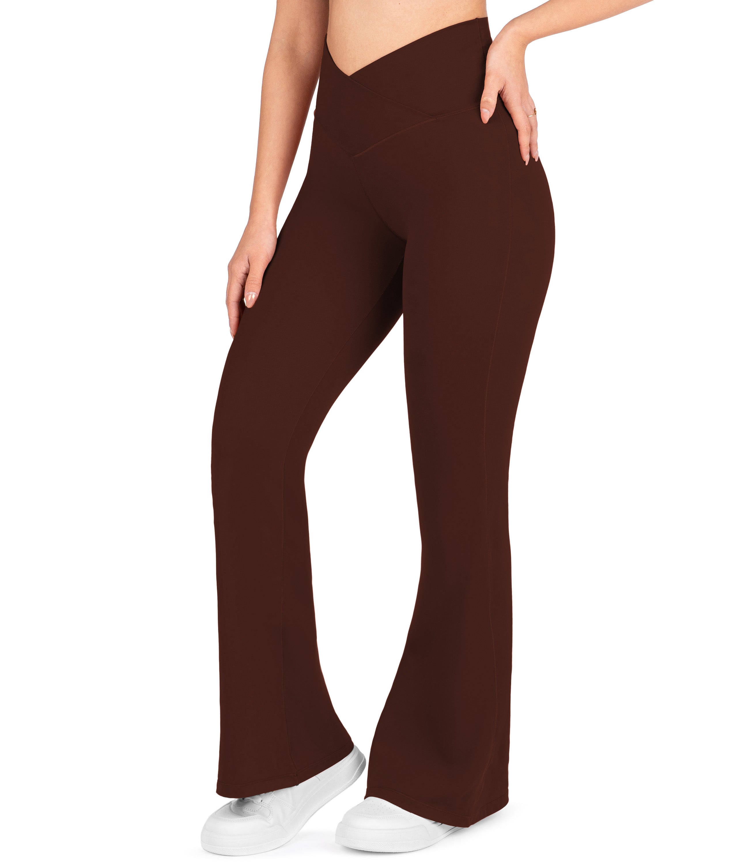 NirLUX Crossover Flare Yoga Pants
