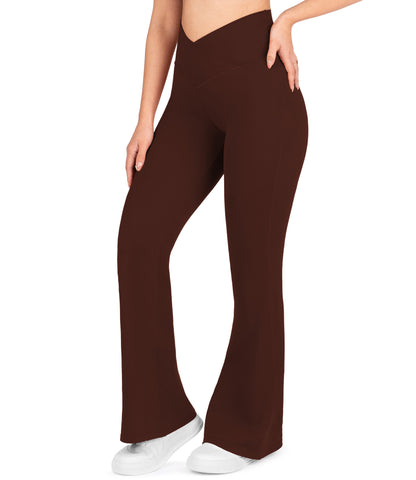 NirLUX Crossover Flare Yoga Pants