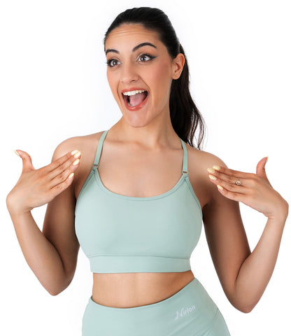 NirLUX™ Y Back Sports Bra for Women with Adjustable Straps