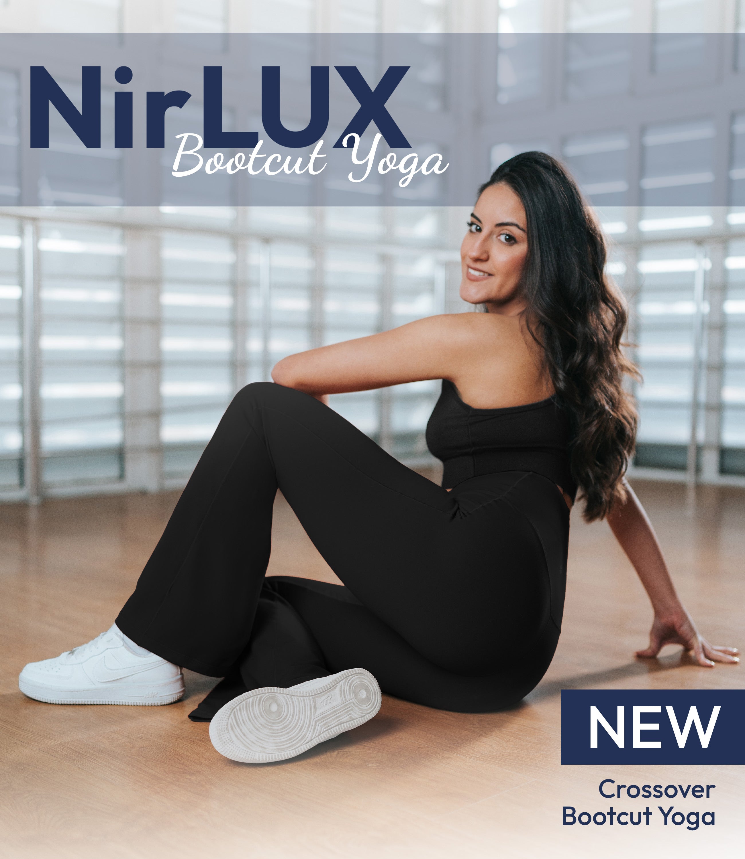NirLUX Crossover Flare Yoga Pants