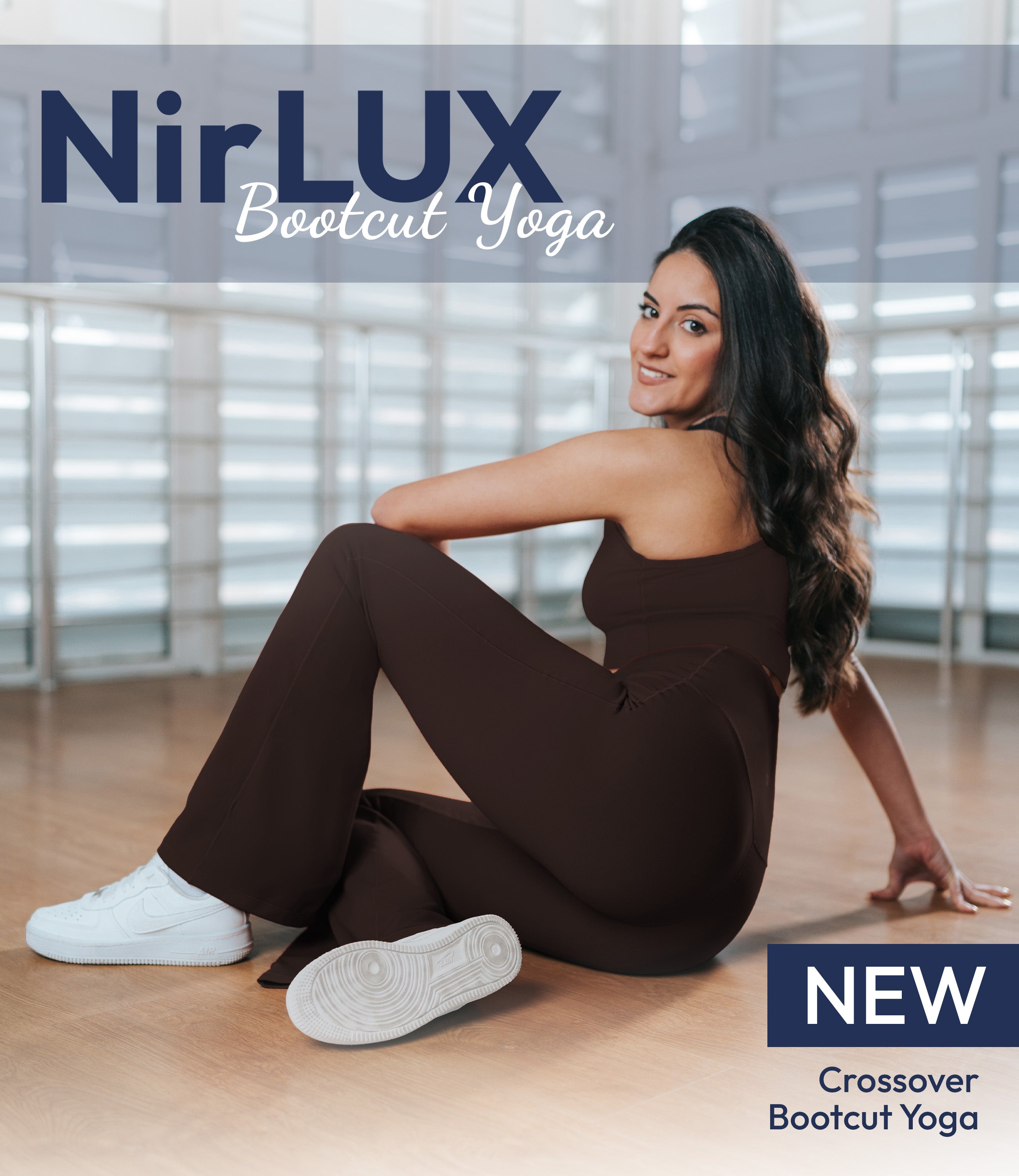 NirLUX Crossover Flare Yoga Pants 30" Inseam