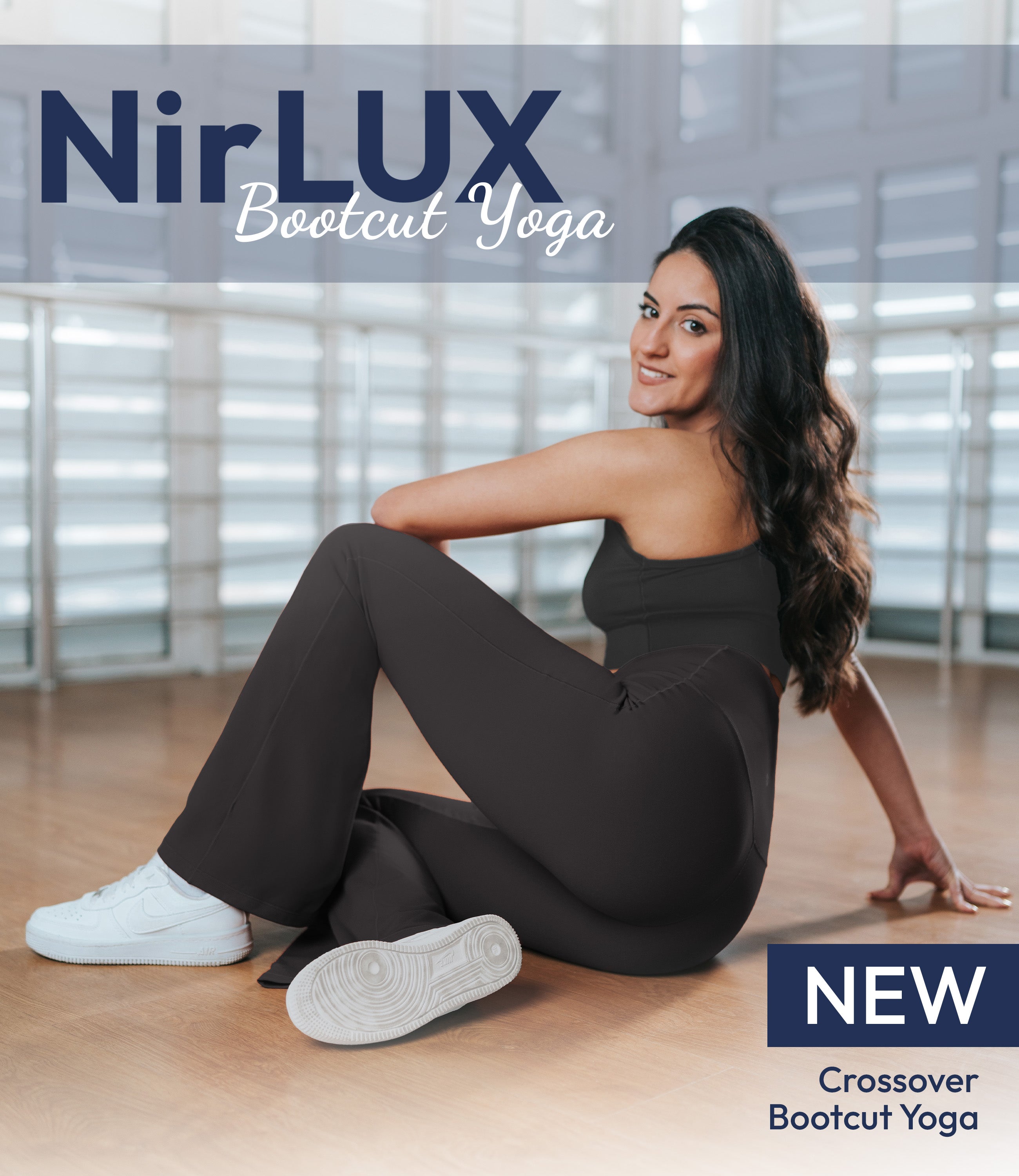 NirLUX Crossover Flare Yoga Pants