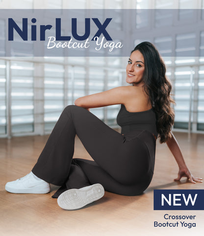 NirLUX Crossover Flare Yoga Pants