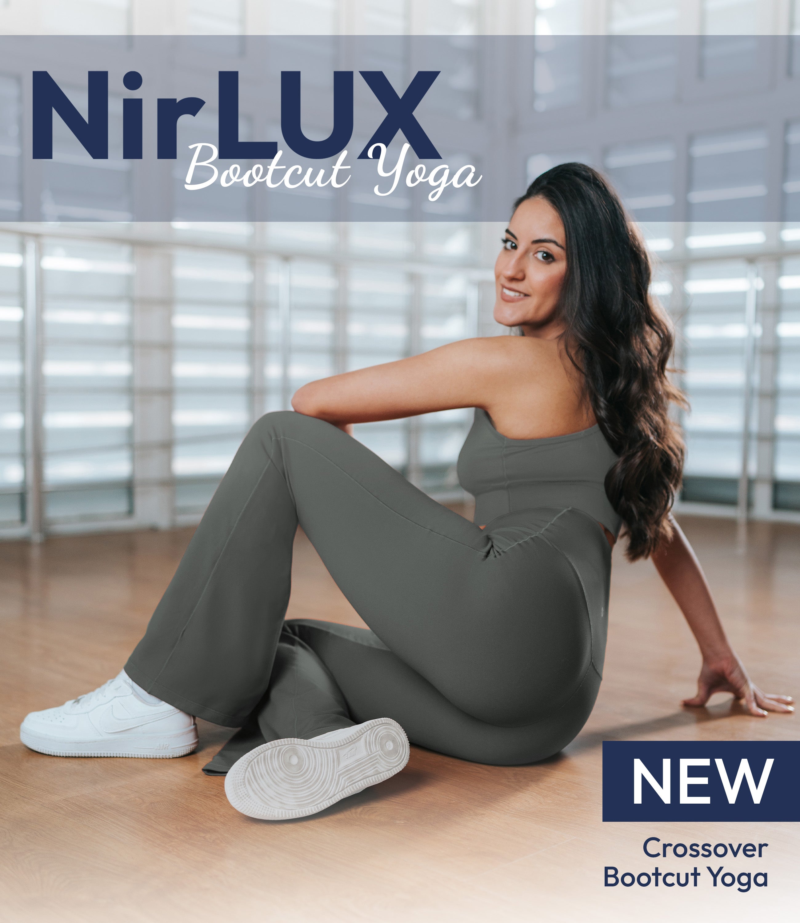 NirLUX Crossover Flare Yoga Pants