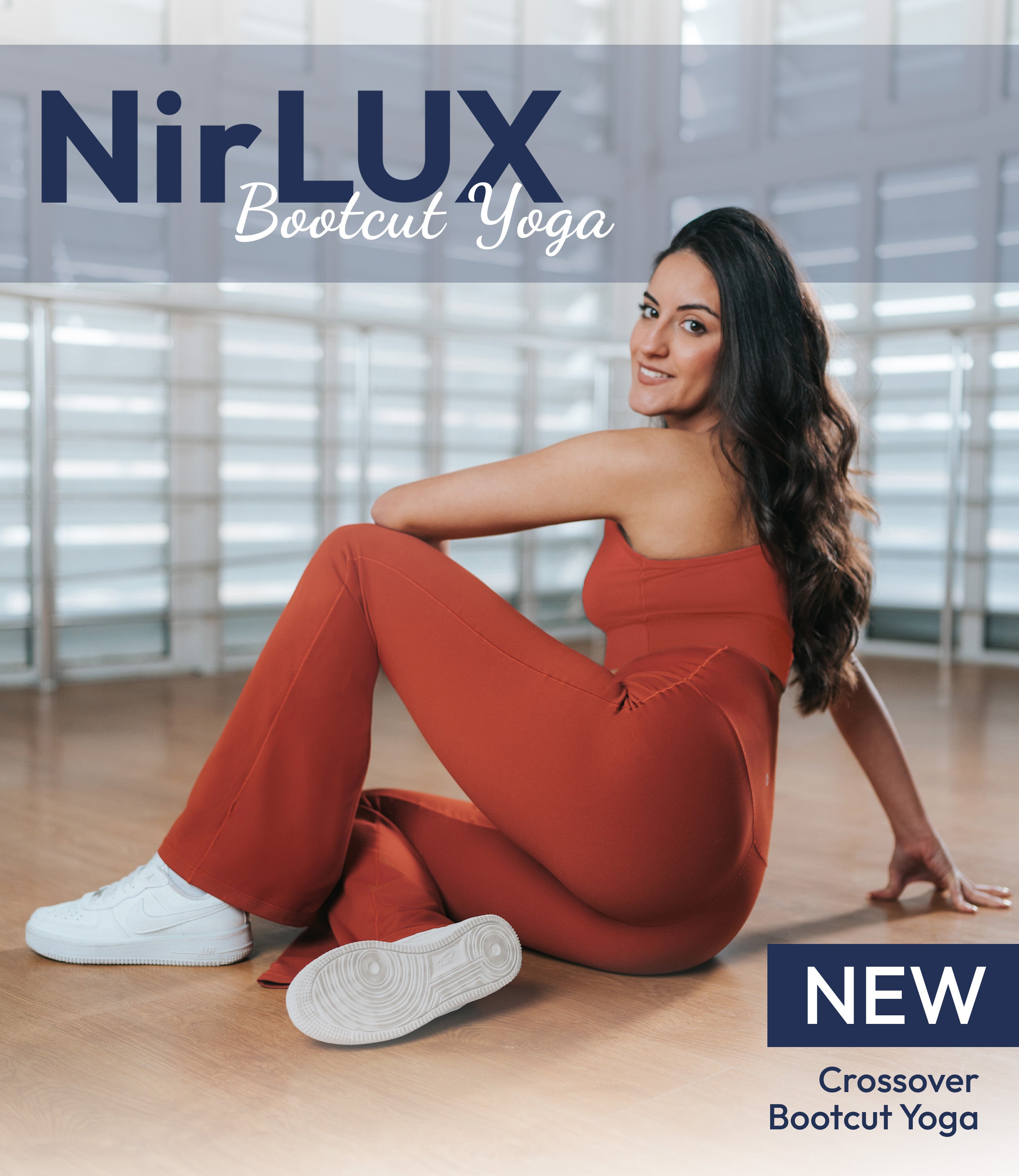 NirLUX Crossover Flare Yoga Pants