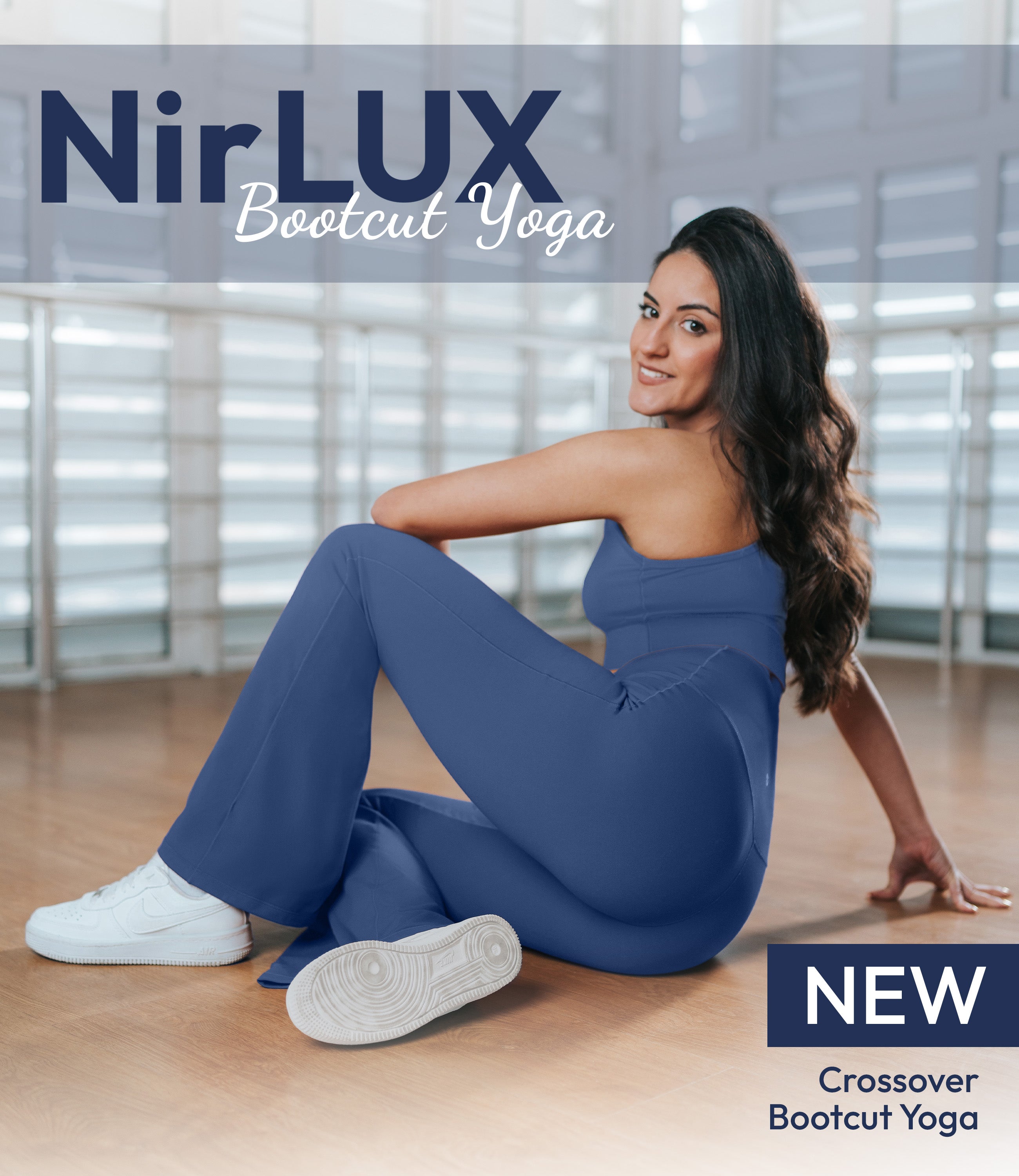 NirLUX Crossover Flare Yoga Pants