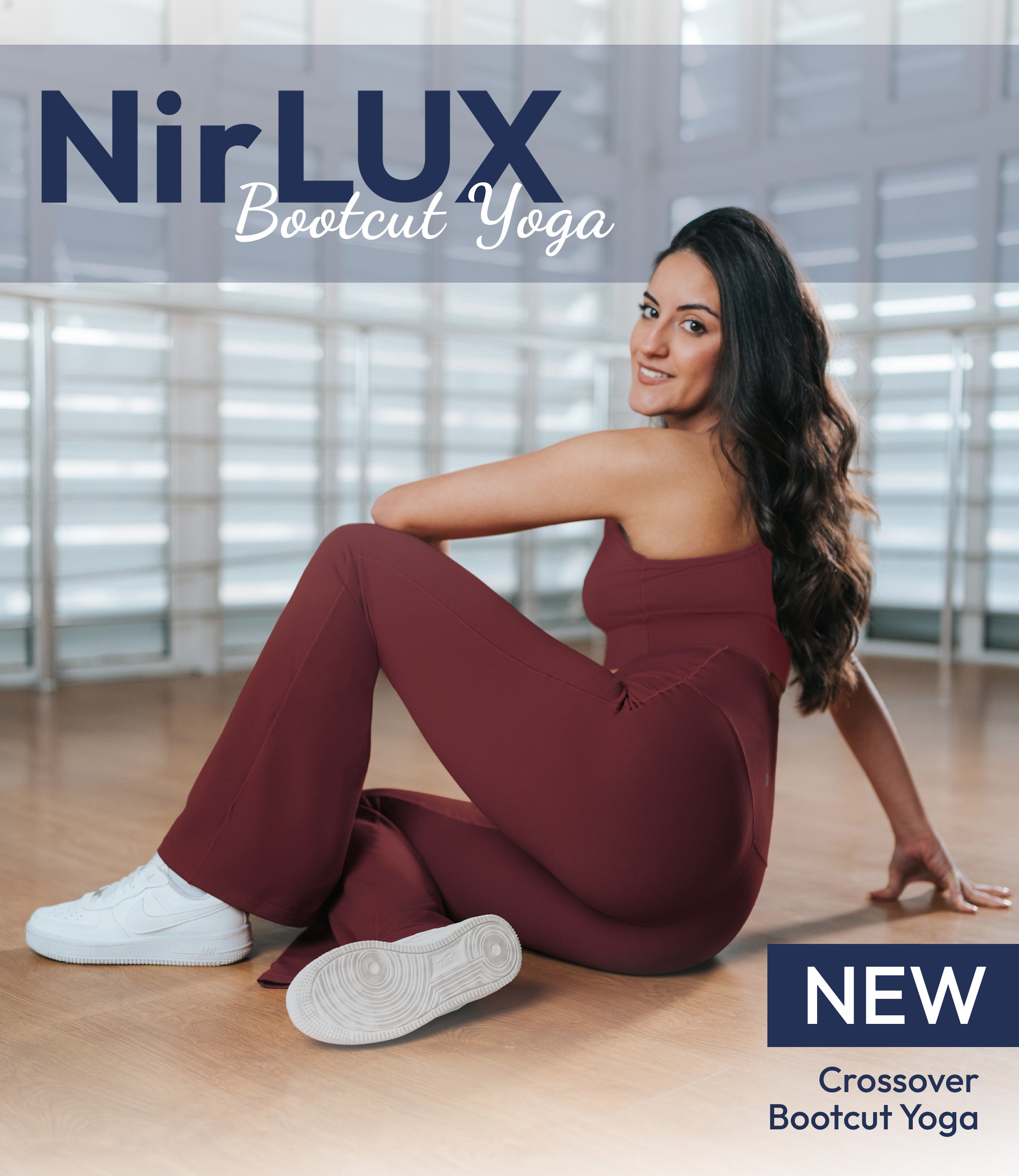 NirLUX Crossover Flare Yoga Pants