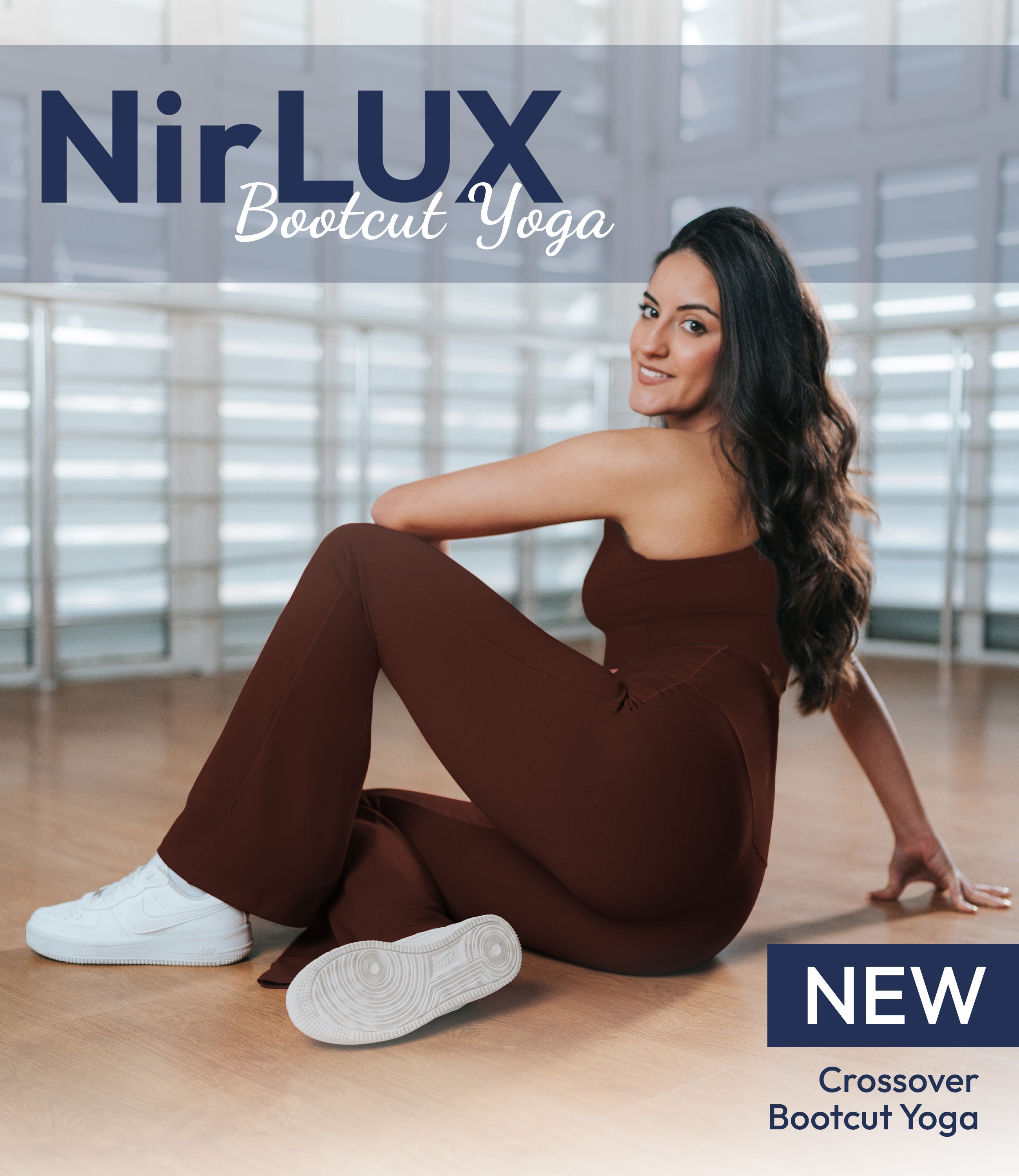 NirLUX Crossover Flare Yoga Pants