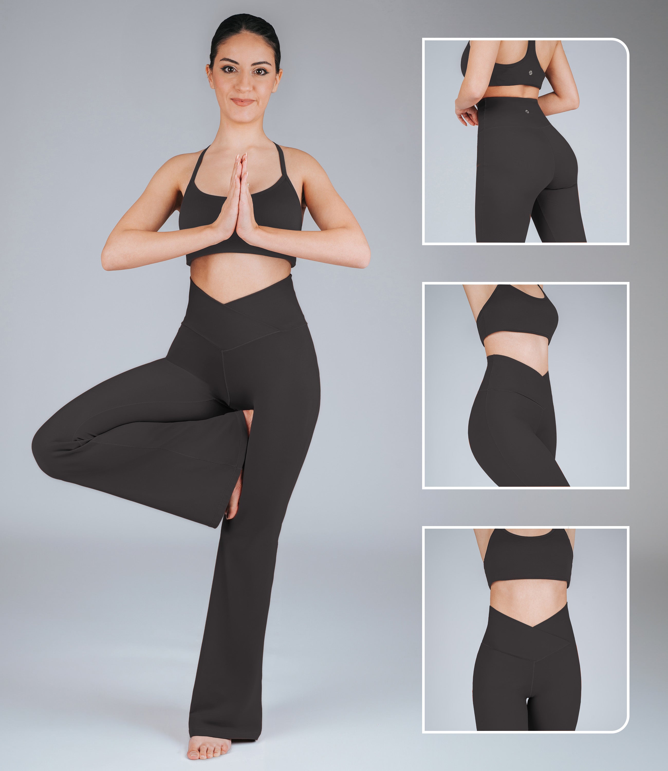 NirLUX Crossover Flare Yoga Pants