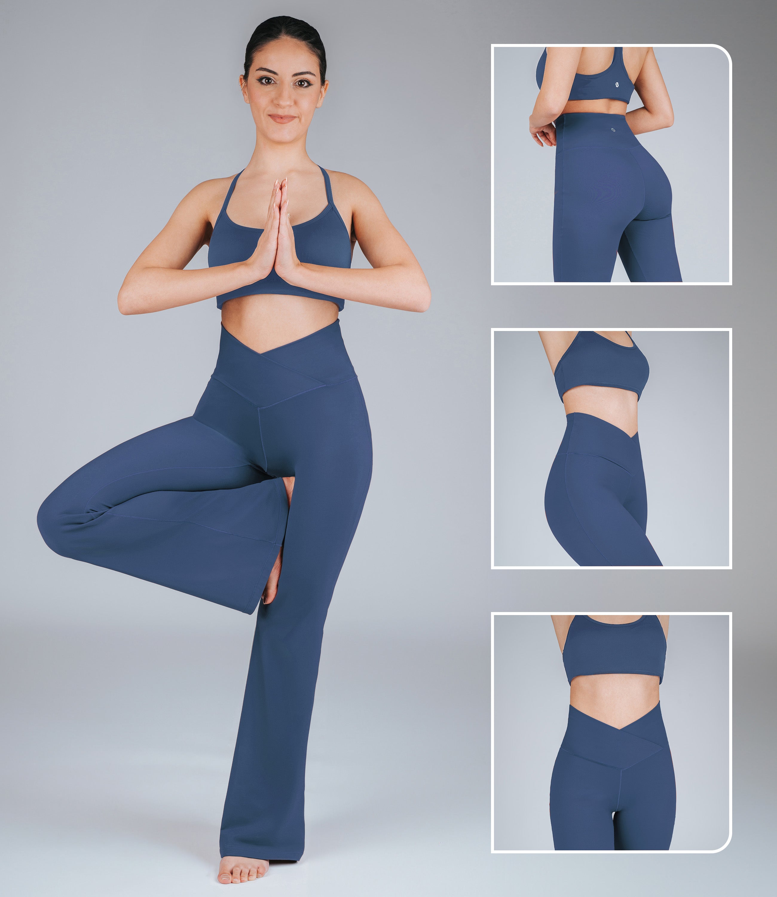 NirLUX Crossover Flare Yoga Pants