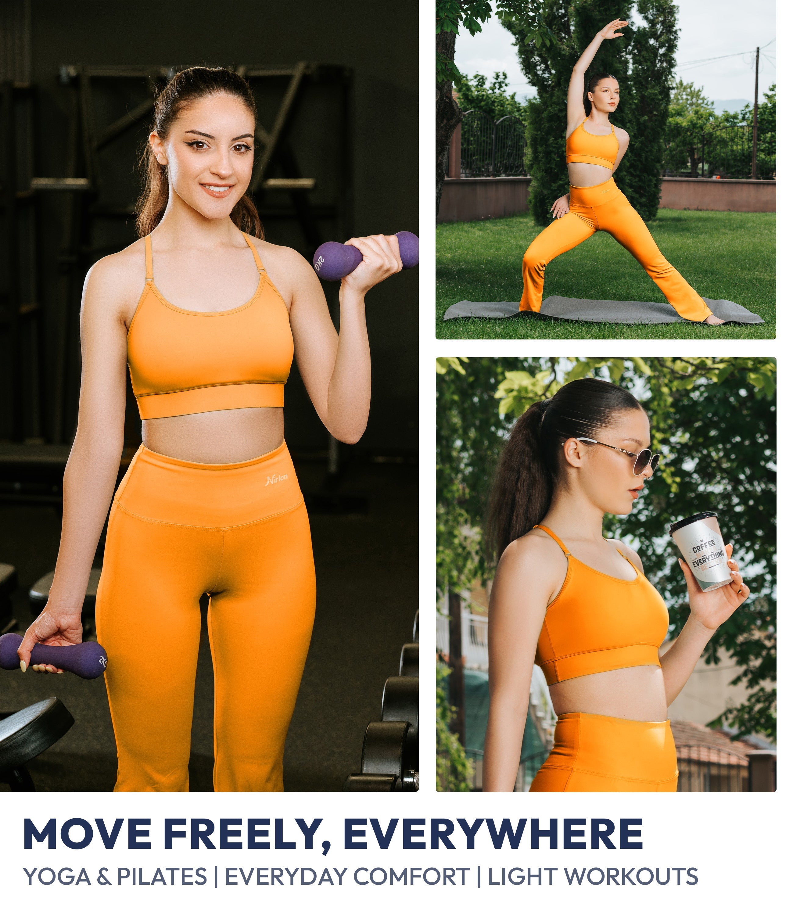 NirLUX™ Y Back Sports Bra for Women with Adjustable Straps