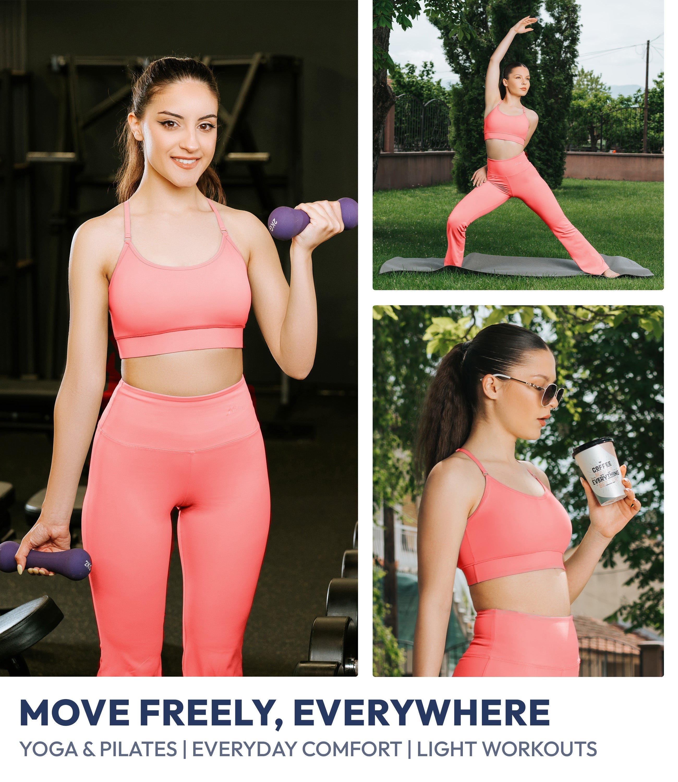NirLUX™ Y Back Sports Bra for Women with Adjustable Straps