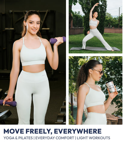 NirLUX™ Y Back Sports Bra for Women with Adjustable Straps