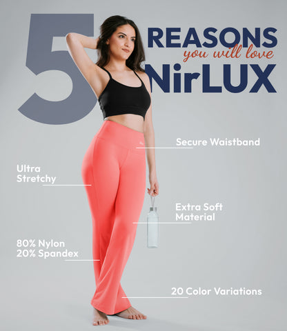 NirLUX™ High Waist Bootcut Leggings for Women