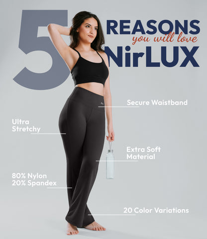 NirLUX™ High Waist Bootcut Leggings for Women