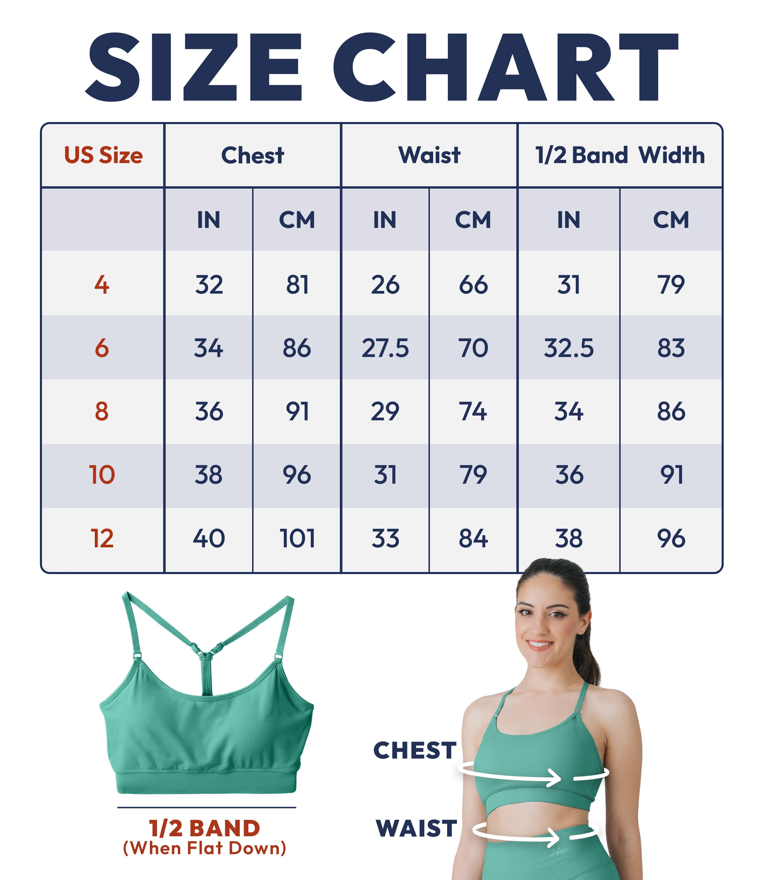 NirLUX™ Y Back Sports Bra for Women with Adjustable Straps