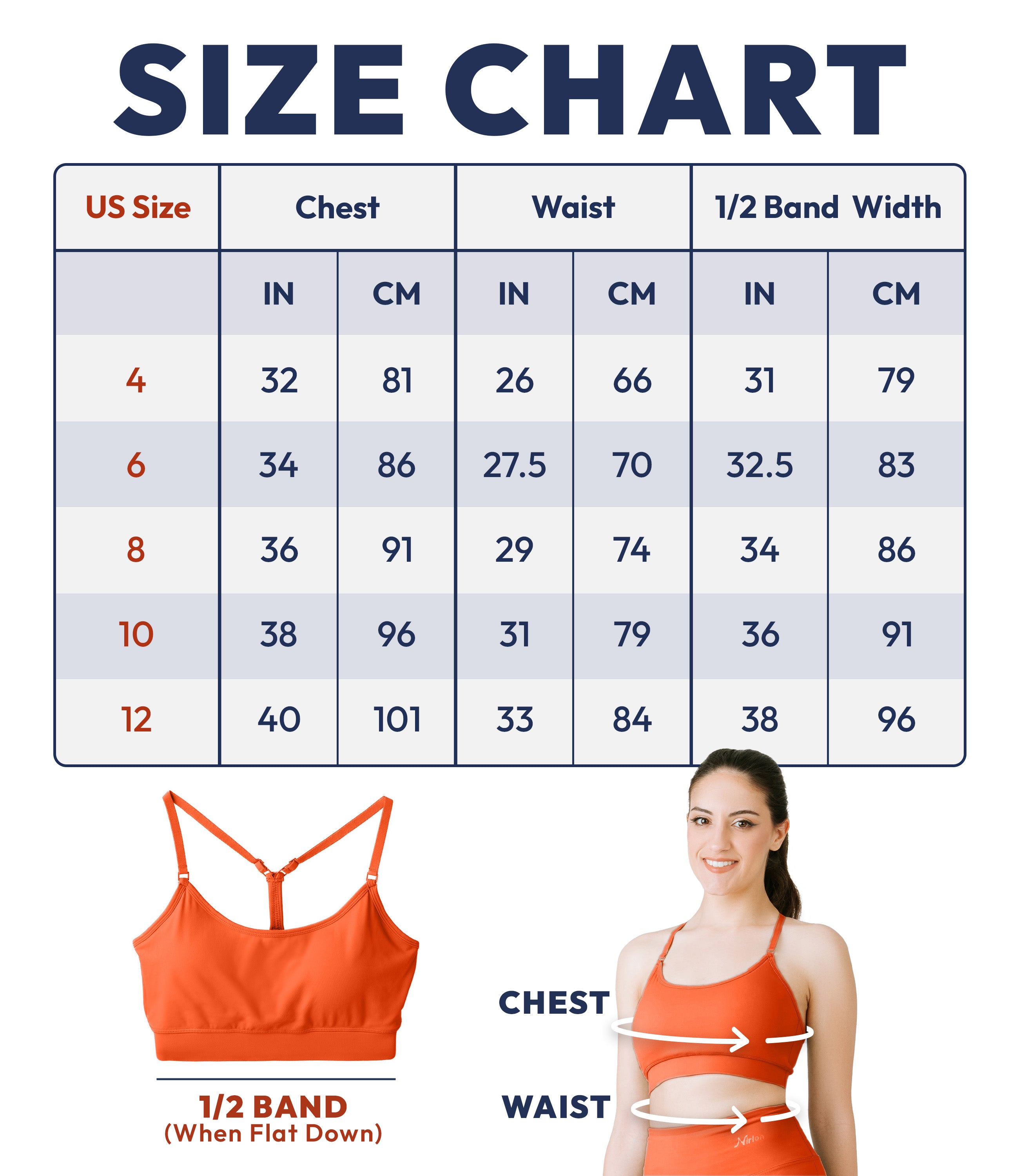 NirLUX™ Y Back Sports Bra for Women with Adjustable Straps