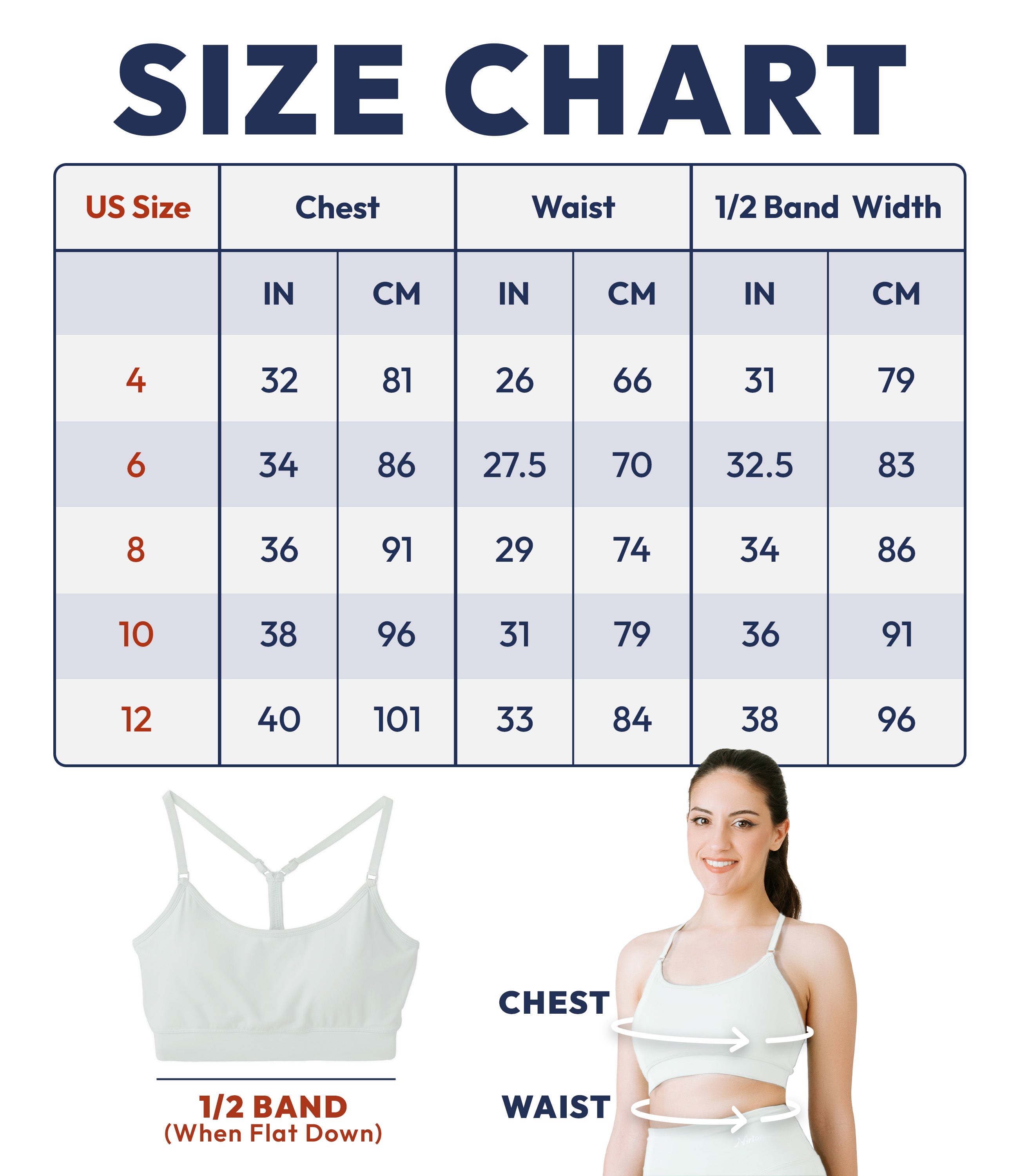 NirLUX™ Y Back Sports Bra for Women with Adjustable Straps