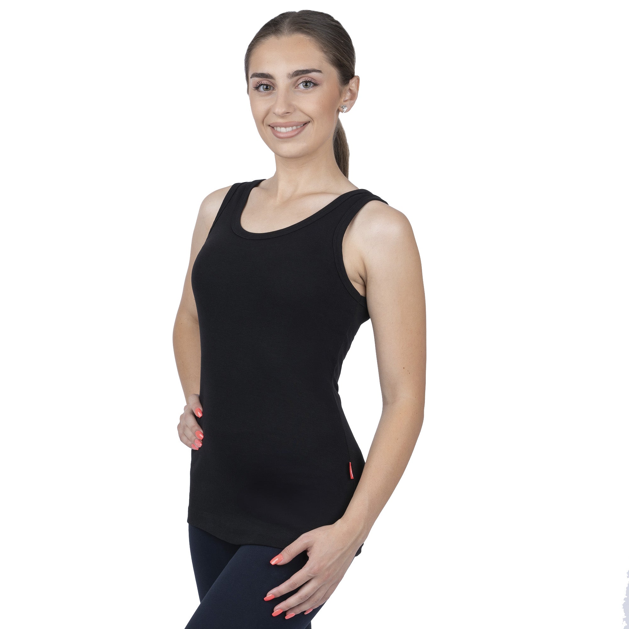 גופייה אירובית עם צלעות