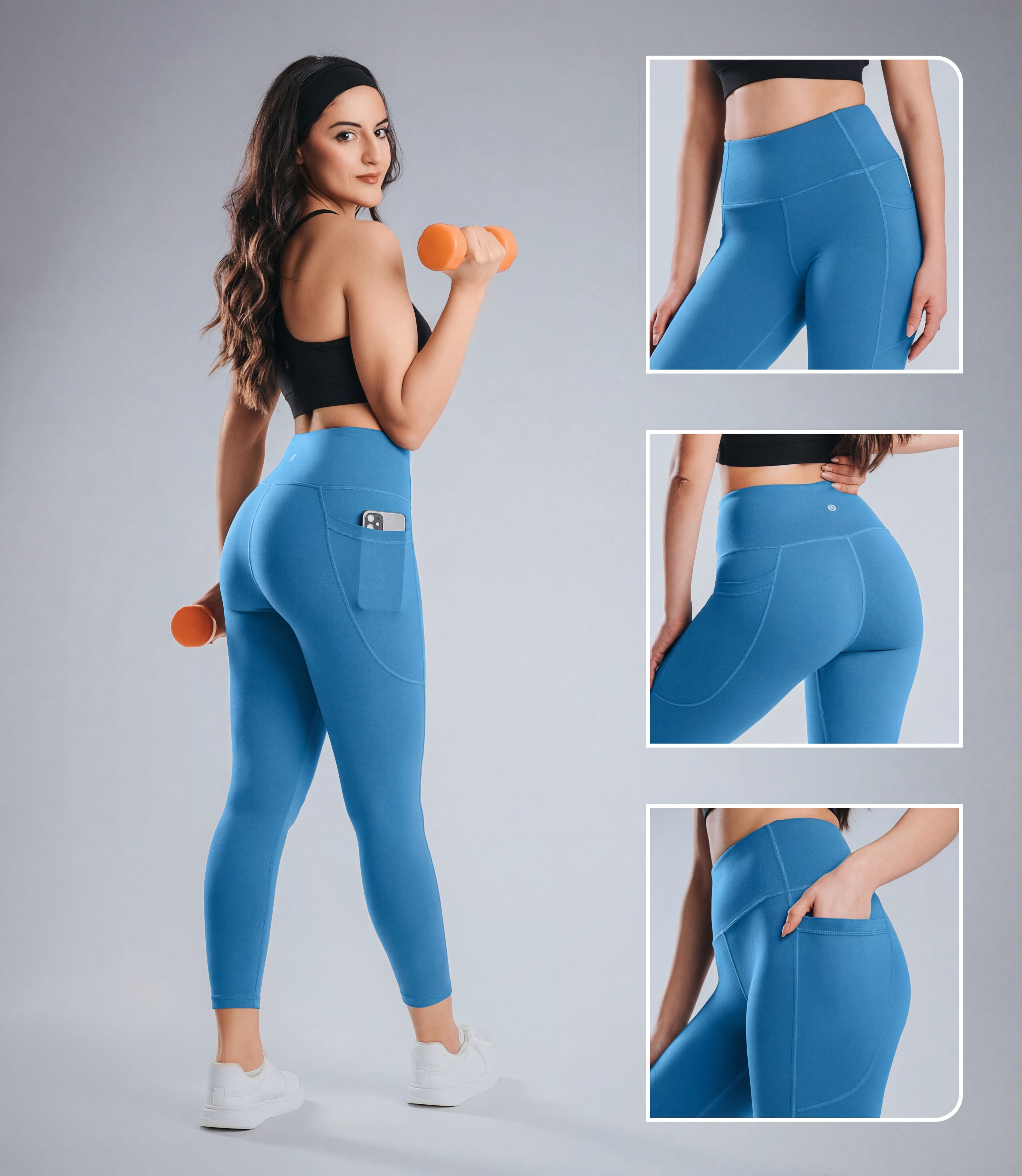 NirLUX™ Ankle Leggings with Pockets for Women