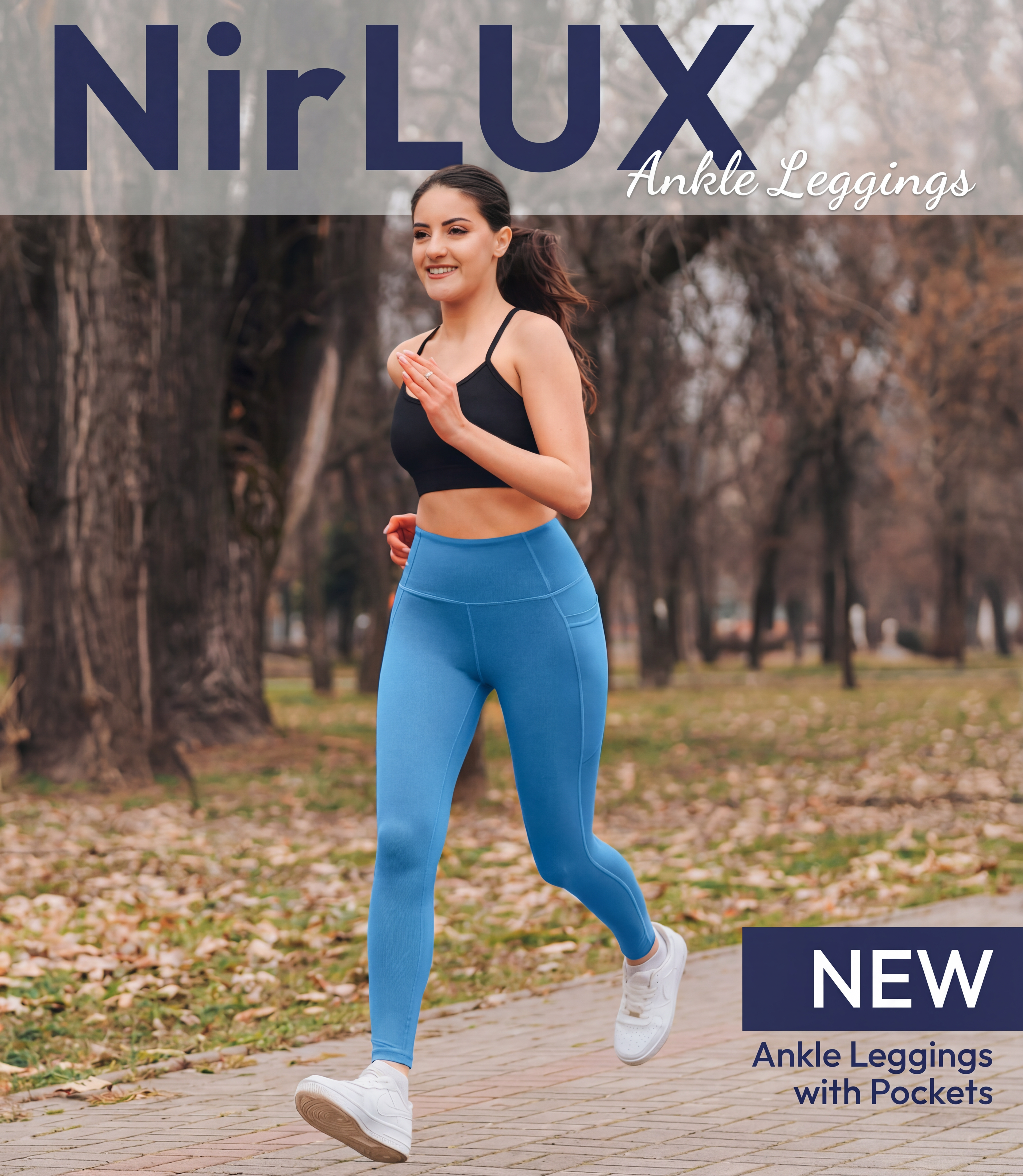 NirLUX™ Ankle Leggings with Pockets for Women