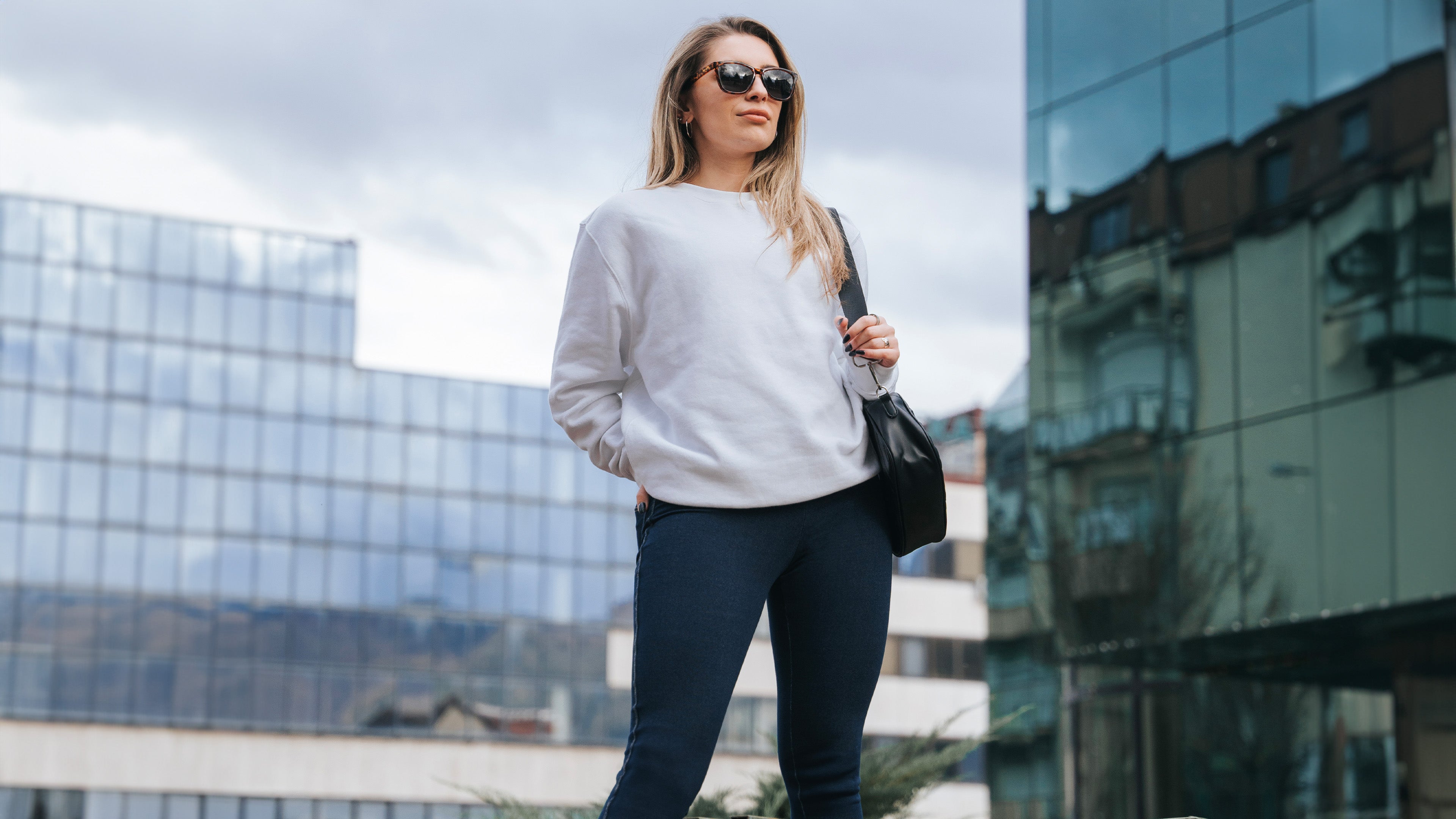 7/8 דנים-לוק Jeggings