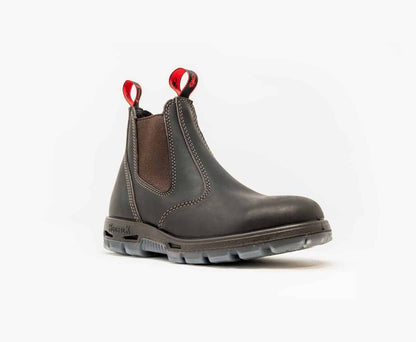 Safety Boot – Dark Brown Leather