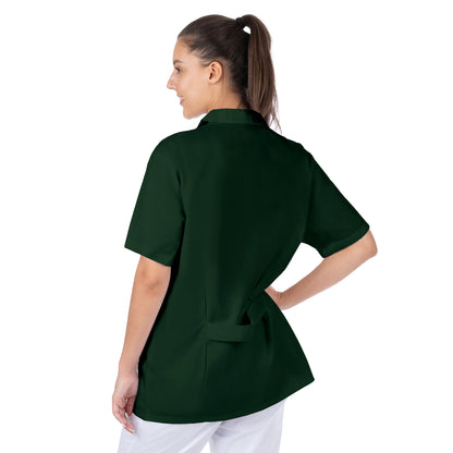 Short Sleeve Lab Coat