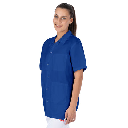 Short Sleeve Lab Coat